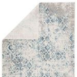Product Image 3 for Siena Damask Blue/ Ivory Rug from Jaipur