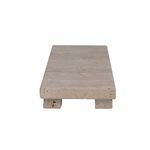 Product Image 1 for Annabelle Beige Travertine Footed Serving Board from Creative Co-Op