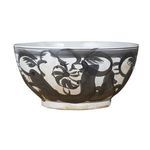 Product Image 4 for Black Porcelain Bowl Twisted Flower Motif from Legend of Asia