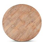 Product Image 1 for Pengrove Round Mango Wood Dining Table In Antique Oak Finish from World Interiors