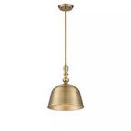 Product Image 2 for Berg Warm Brass 1 Light Pendant from Savoy House