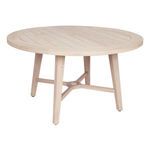 Product Image 2 for Carmel 54" Round Gray Teak Outdoor Dining Table from Essentials for Living