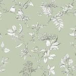 Product Image 1 for Laura Ashley Elderwood Sage Wallpaper from Graham & Brown