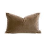 Product Image 1 for The Not So Basic 20" Essential Lumbar Pillow, Set of 2 Caramel Velvet from Essentials for Living