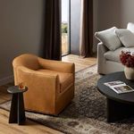 Product Image 22 for Quinton Round Swivel Ontario Camel Leather Accent Chair from Four Hands