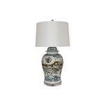 Product Image 2 for Blue & White Sea Flower Temple Jar Lamp from Legend of Asia