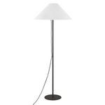 Product Image 1 for Pilar Textured Black 1-Light Floor Lamp from Troy Lighting