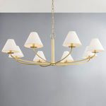 Product Image 5 for Stacey 8-Light Chandelier - Aged Brass from Hudson Valley
