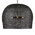 Product Image 7 for Piero Large Black Iron Rattan Pendant from Currey & Company
