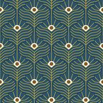 Product Image 1 for Moroccan Peacock Removable Peel & Stick Wallpaper from Mitchell Black