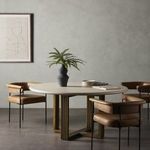 Product Image 18 for Mia Round Parchment White Dining Table from Four Hands