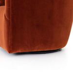 Product Image 6 for Hanover Round Swivel Accent Chair - Sapphire Rust from Four Hands
