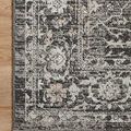 Product Image 4 for Odette Charcoal / Silver Vintage-Inspired Round Rug - 9'2" from Loloi