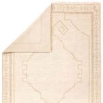 Product Image 3 for Maral Hand Knotted Medallion Beige/Cream Rug from Jaipur