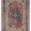 Product Image 3 for Temple Medallion Gray/ Red Rug from Jaipur 