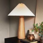 Product Image 23 for Nora Solid Oak Pleated Table Lamp from Four Hands