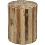 Product Image 1 for Round Teak Wood Side Table from Noir