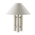Product Image 11 for Medici Solid White Marble Table Lamp from Four Hands