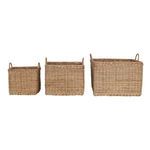 Product Image 4 for Lilia Rattan Baskets with Handles, Set of 3 from Creative Co-Op