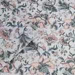 Product Image 1 for Laura Ashley Portia Textured Pale Slate Floral Wallpaper from Graham & Brown