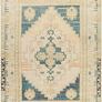 Product Image 1 for Anadolu Hand-Knotted Teal / Cream Rug - 10' x 14' from Surya