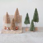 Product Image 3 for Clara 6" x 11" Bottle Brush Trees with Wooden Base, Set of 3 from Creative Co-Op