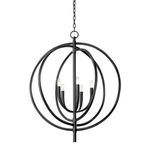 Product Image 1 for Fillea Black Iron 5-Light Pendant from Troy Lighting