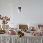 Product Image 3 for Livia Ceramic Stoneware Salad and Dessert Plate, Set of 6 - Mauve Rose from Costa Nova