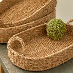 Product Image 3 for Seagrass Oval Trays, Set Of 3 from Napa Home And Garden