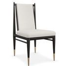 Product Image 5 for Unity Dark Cinder Oak Upholstered Dining Chair from Caracole