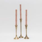Product Image 1 for Maddison 10 1/4" Unscented Khahki Sculpted Bamboo Textured Taper Candles, Set of 6 from Creative Co-Op