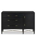 Product Image 2 for Verona Black Three-Drawer Chest from Currey & Company