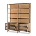 Product Image 2 for Caprice Wide Wooden Bookshelf - Natural Mango from Four Hands