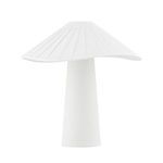 Product Image 1 for Chanterelle 1 Light Textured White Table Lamp from Troy Lighting