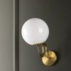 Product Image 4 for Havana Aged Brass Glass Globe Wall Sconce from Mitzi