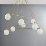 Product Image 4 for Asbury Park 8-Light Chandelier - Aged Brass from Hudson Valley