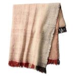 Product Image 3 for Neem X Siamak Handmade Striped Tan / Red Throw from Jaipur 