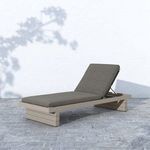 Product Image 9 for Leroy Modern Grey Outdoor Chaise with Charcoal Cushion from Four Hands