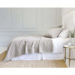 Product Image 3 for Brussels Quilted Cotton Euro Sham - Taupe from Pom Pom at Home