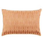 Product Image 3 for Milton Rose/ Terracotta Geometric Lumbar Pillow from Jaipur 