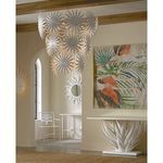 Product Image 6 for Bismarkia Large White Chandelier from Currey & Company