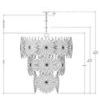 Product Image 19 for Bismarkia Large White Chandelier from Currey & Company