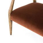 Product Image 3 for Tyler Burnt Auburn Velvet Arm Chair from Four Hands