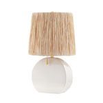 Product Image 1 for Aneesa White Glossy Crackle Table Lamp from Mitzi