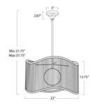 Product Image 4 for Nimes Natural Drum Pendant from Coastal Living