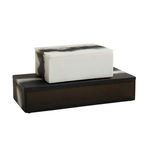 Product Image 1 for Hollie Black & White Resin Boxes, Set of 2 from Arteriors