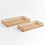 Product Image 2 for Ninette Rectangular Trays, Set Of 2 from Napa Home And Garden