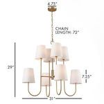 Product Image 4 for Kinley Chandelier from Napa Home And Garden