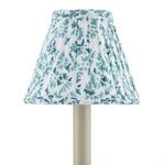 Product Image 3 for Block-Print Green Pleated Chandelier Shade from Currey & Company