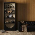Product Image 23 for Higgs Brushed Ebon Oak Veneer Bookcase from Four Hands